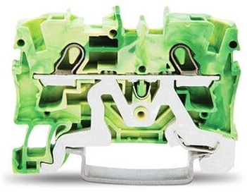 [WAG101100] BORNA DE TIERRA 2 CONDUCTORES; APROPIADO APLICACIONES EX E II, SECCION 4MM2, 14-10AWG (WAG101100 / 2004-1207)